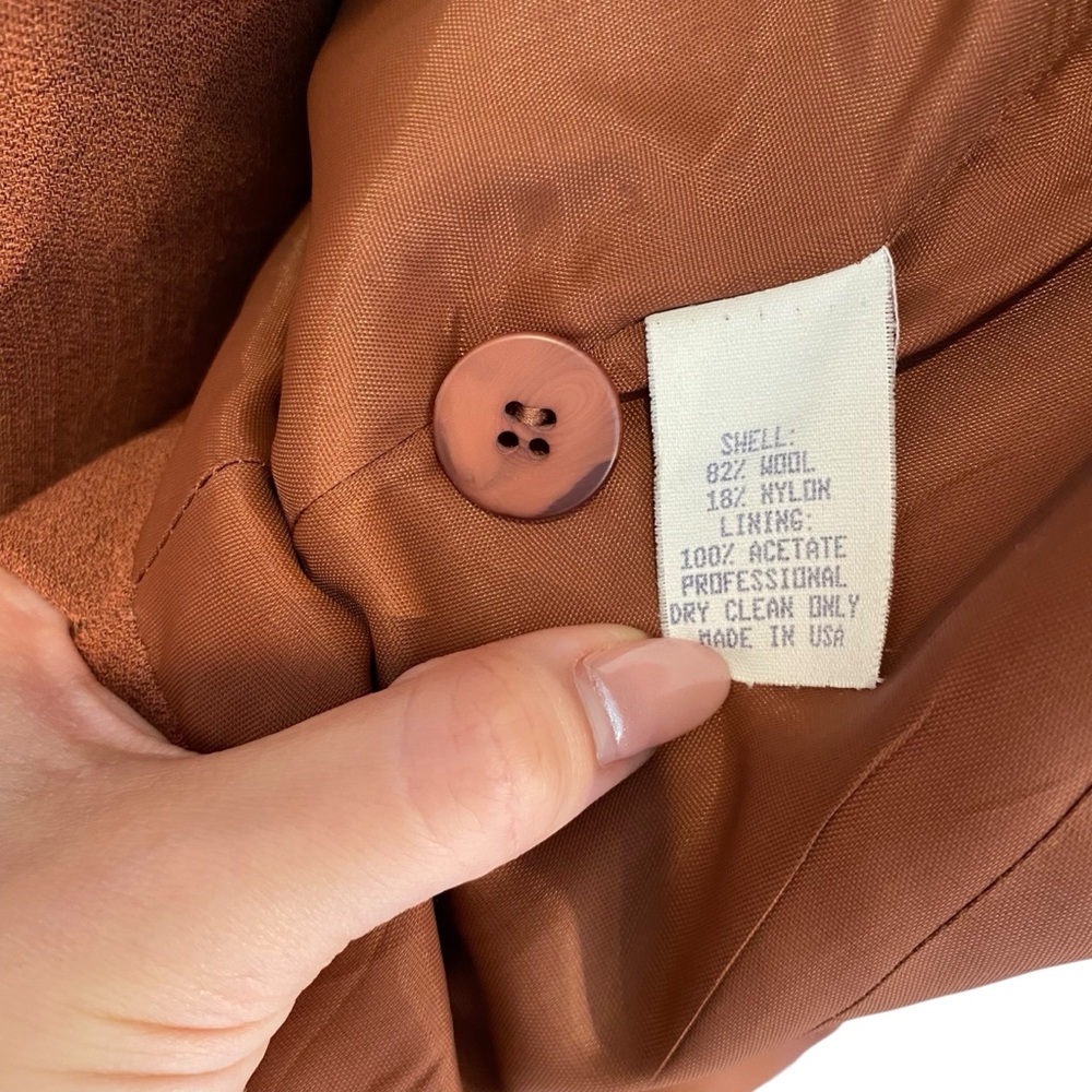 Henri Bendel Vintage 80’s Wool Three Piece Suit - Picture 12 of 13